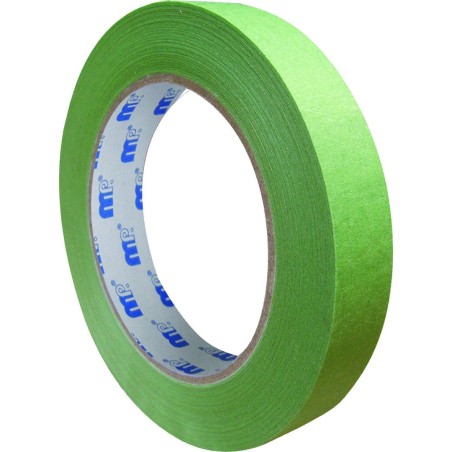 MP Ruban de masquage "Tiro" vert 100C° idéal peinture hydro 12mm 50M