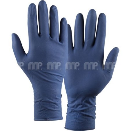 MP Gant Latex Renforce Non Poudre Taille M Bleu Boite De 50
