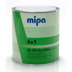 Apprêt ponçable 2K acrylique gris clair 4+1 Acrylfiller HS 3L