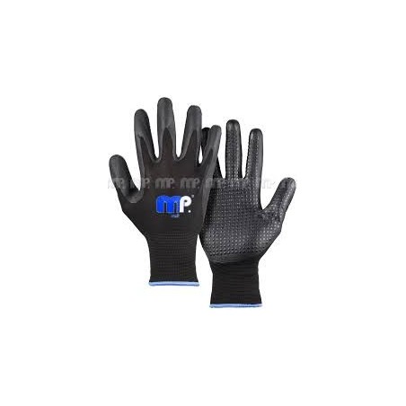MP Gant noir de travail nitrile hydrofuge Taille 9