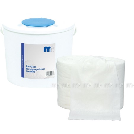 MP Kit Chiffon de dégraissage seau & 2 rouleaux