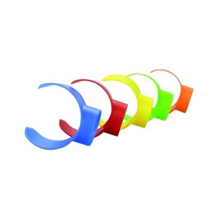 MP Clips de marquage couleur pompe (bleu, jaune, vert, orange, rouge)