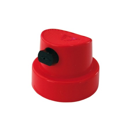 Bouchon pulvérisateur aérosol rouge noir jet plat haut débit par 10