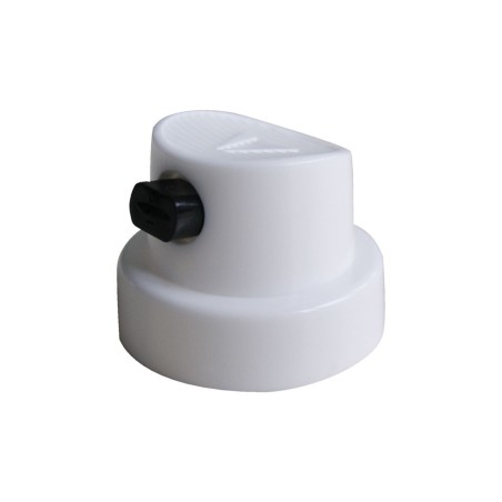 Bouchon pulvérisateur aérosol blanc noir tête plate par 10