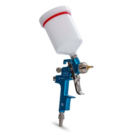 MP Profi-S Pistolet peinture HVLP godet 600ml base & vernis buse 1,3