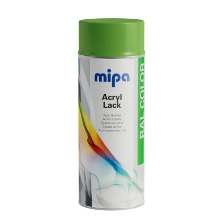 Aérosol peinture acrylique RAL 6018 vert jaune Lack 400ml