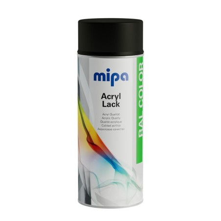 Aérosol peinture acrylique RAL 9005 noir foncé mat Lack 400ml