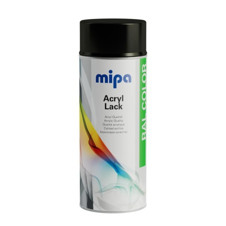 Aérosol peinture acrylique RAL 9005 noir foncé brillant Lack 400ml