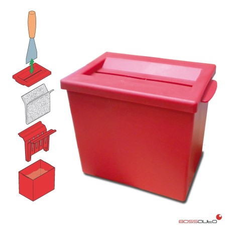 container pour nettoyer les spatules