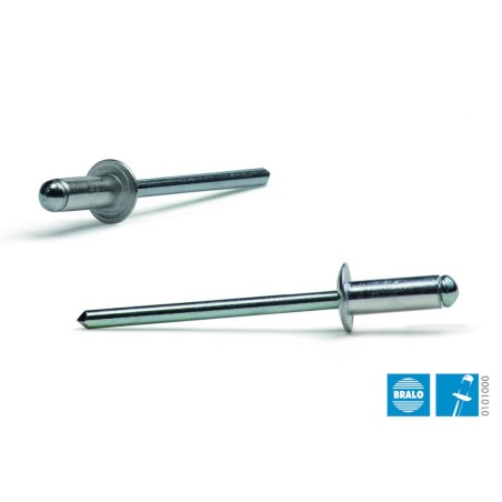 rivet alu par ac 5.0 x 12 c10 bte 500