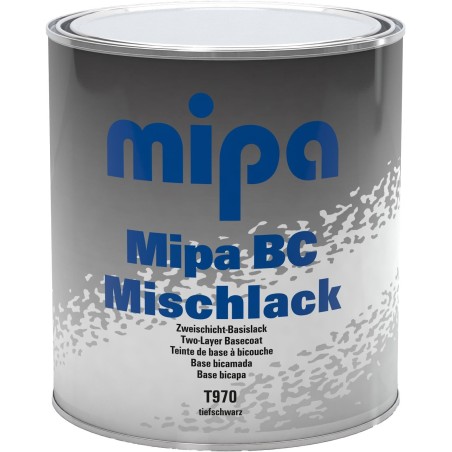Peinture Solvant T970 Bc-Mischlack Noir Intense 3L