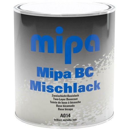 Peinture Solvant A014 Bc-Mischlack Metal Brillant Fin 3L