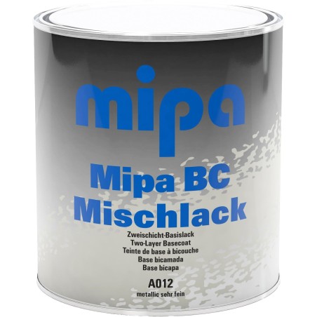 Peinture Solvant A012 Bc-Mischlack Metal Tres Fin 3L