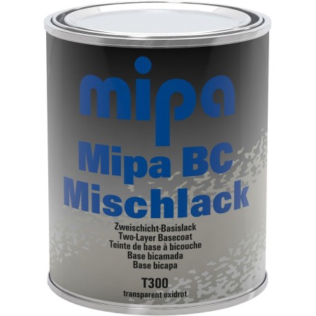 Peinture Solvant T300 Bc-Mischlack Rouge Oxyde Transparent 1L