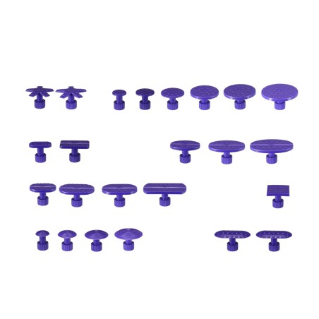 pattes de colle multiformes violet 24pc