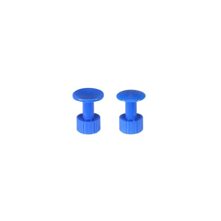 pattes de colle a tete circ. blue 2 pz