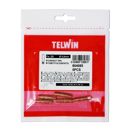 tube contact d.0.8 5pcs