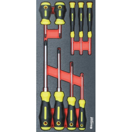 module mousse 395 x 178 mm metal tounevis phillips - 9 pcs