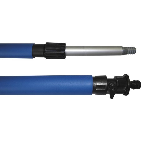 manche telescopique alu avec passage d'eau 2x900mm