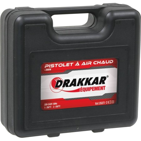 pistolet air chaud 230v 2000w - malette