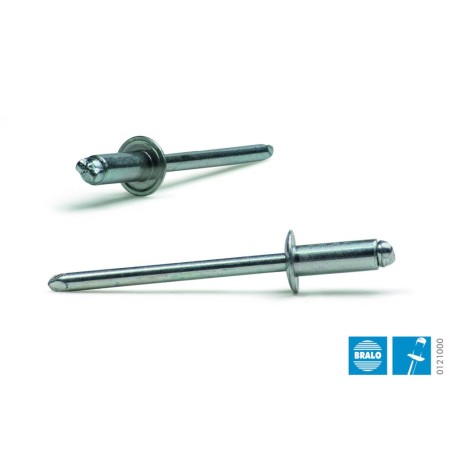 rivet acier par acier 5.0 x 12 c10 bte 250