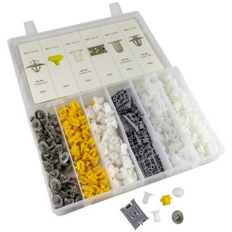 clips en plastique coffret pour renault 300 pcs