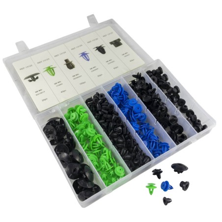 clips en plastique coffret pour vauxhall par opel 300 pcs