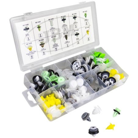 kit de 85 clips pour panneaux de porte renault dacia