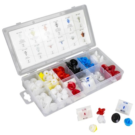 kit de 90 clips pour moldings renault dacia