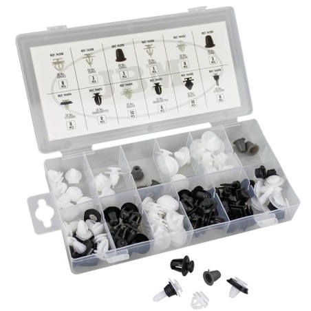 kit de 80 clips pour moldings peugeot par citroen