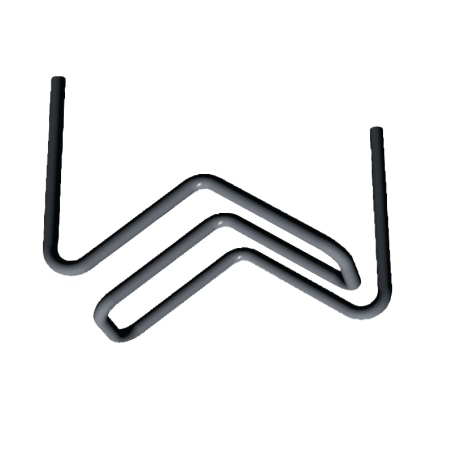 agrafe exterieur m -3668 sachet 50pces