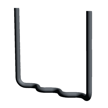 agrafe forme u sachet 100pces -090042