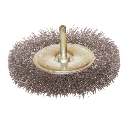 brosse d75 circulaire acier ondule