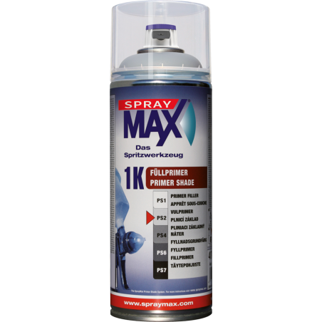 spraymax aerosol appret 1k primer shade ps2 gris clair 400 ml