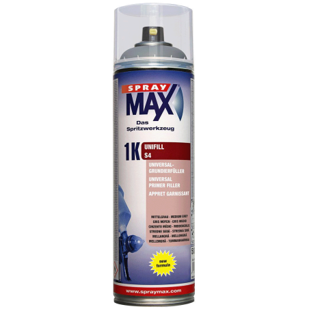 spraymax aerosol appret 1k unifill s4 gris moyen 500 ml