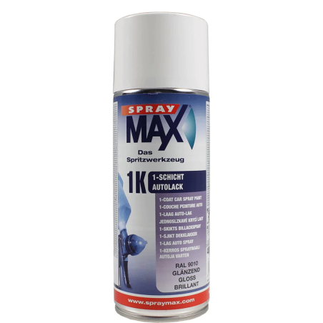 spraymax aerosol peinture ral 9010 blanc brillant 400 ml
