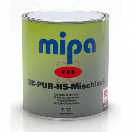 Peinture 2K PUR-HS T12 jaune citron Gr3 3L