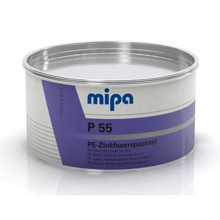 Mastic fibre zinc PE-Zinkfaserspachtel P55 875Gr