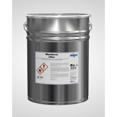 Peinture haute température argent Mipatherm 20L