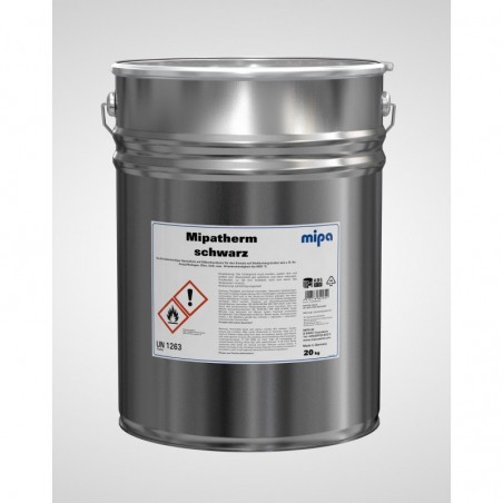 Peinture haute température noir Mipatherm 20L