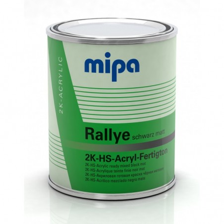Peinture Rallye noir mat 2K-HS-Acryl-Fertigton 1L