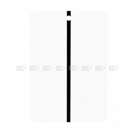 MP Plaquette test couleur blanche 15x10,5Cm paquet de 100