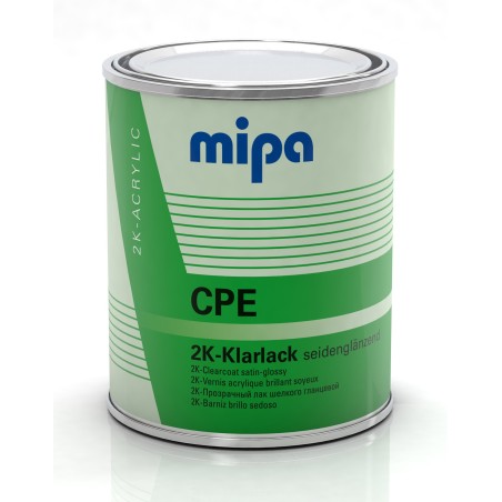 Vernis soyeux support plastique 2K-Klarlack CPE 1L