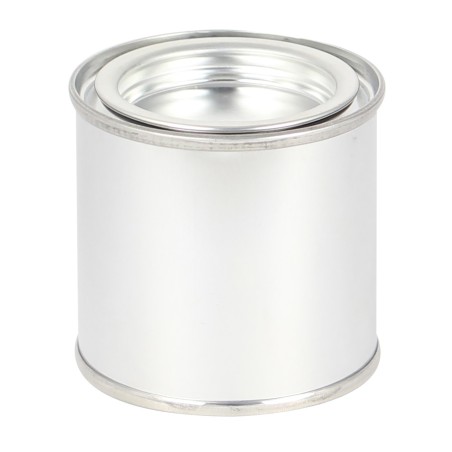 Pot fer blanc avec couvercle (carton 189) 100ml